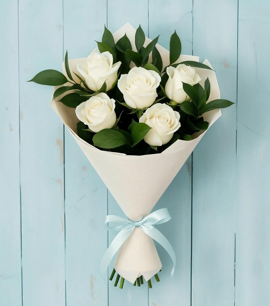 Букет цветов из: Розы в Острове