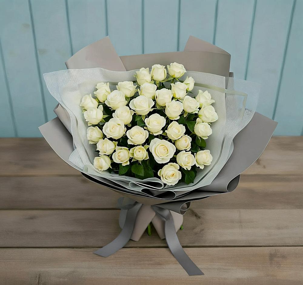 Букет Белоснежная нежность в Острове