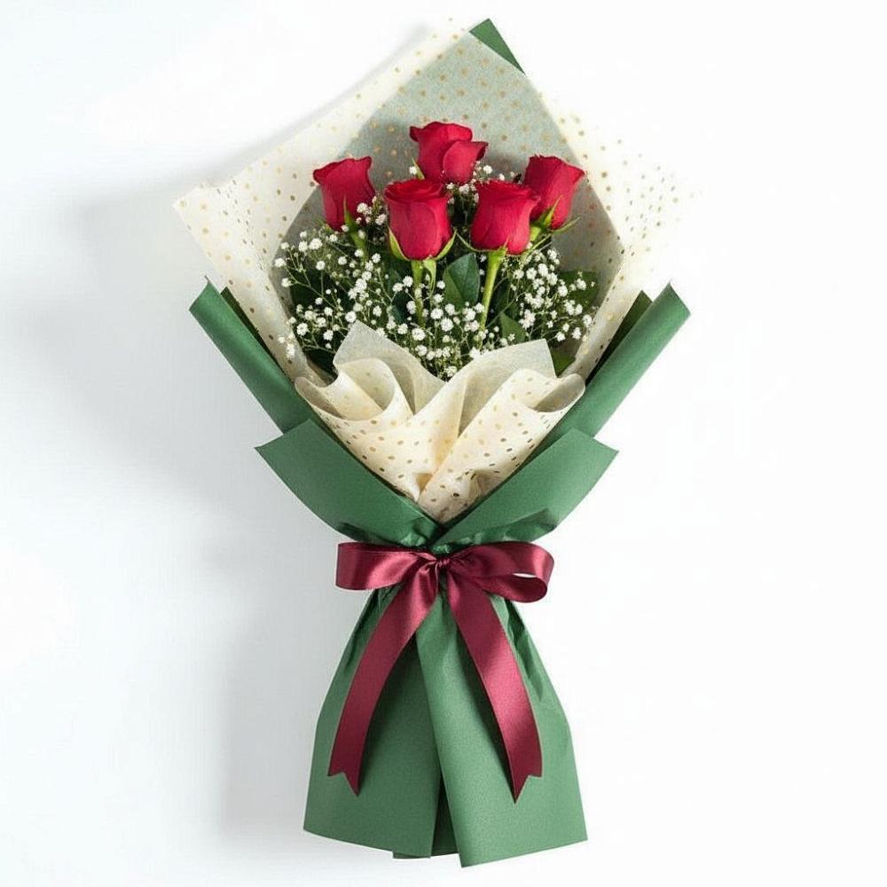Букет цветов из: Розы в Острове