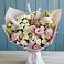 Букет цветов из: Альстромерии и Розы в Острове