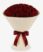 Букет 101 Бордовая роза Блэк Бакарра в Острове