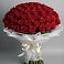 Букет 101 Красная роза Блэк Мэджик в Острове