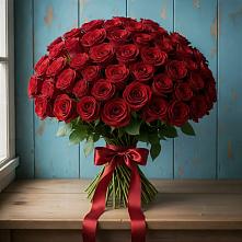 Букет Красные розы Блэк Меджик в Острове