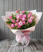 Букет Розовый кустик в Острове