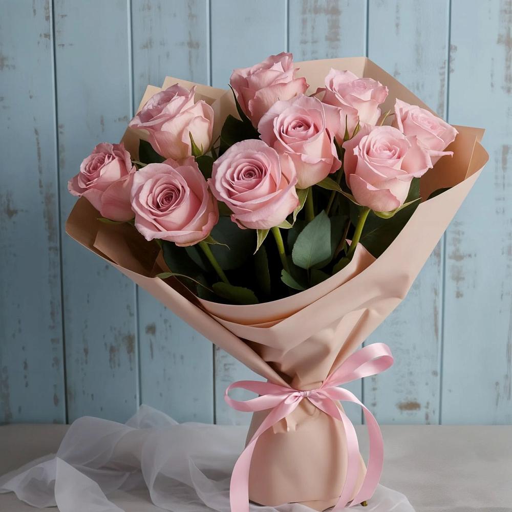 Букет цветов из: Розы в Острове