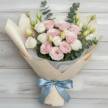 Букет цветов из:  Лизиантусы #REPLACE_PRED# Острове