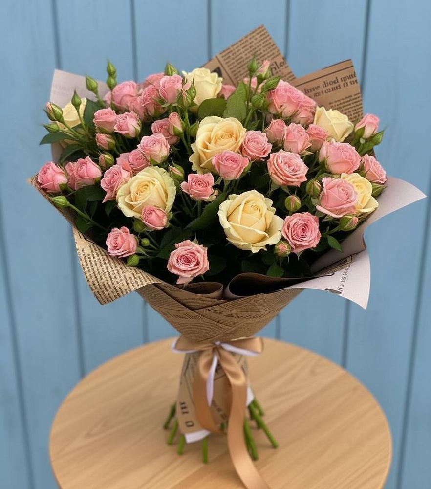 Букет цветов из: Розы в Острове