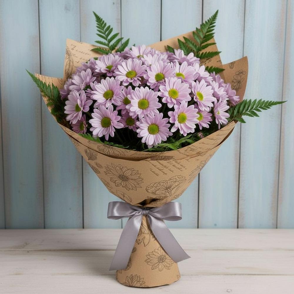 Букет цветов из: Хризантемы в Острове