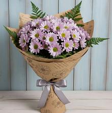 Букет цветов из:  Хризантемы #REPLACE_PRED# Острове