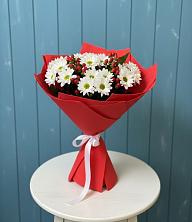 Букет цветов из:  Хризантемы в Острове