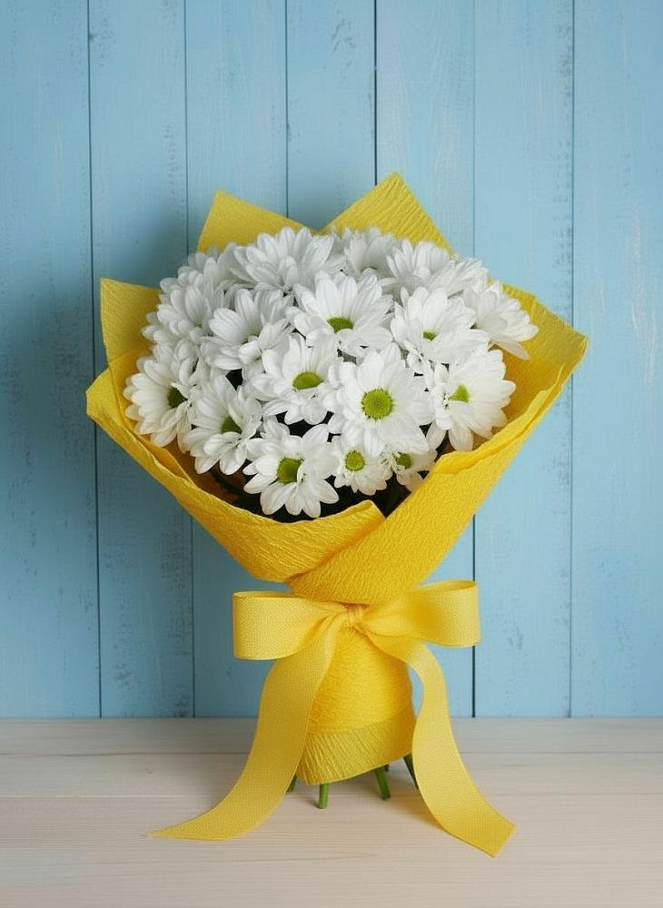 Букет цветов из: Хризантемы в Острове