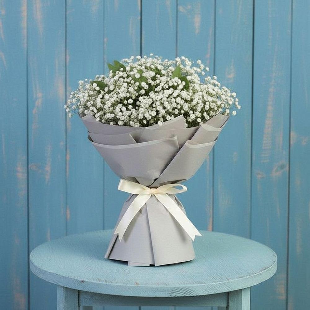 Букет цветов из: Гипсофила в Острове