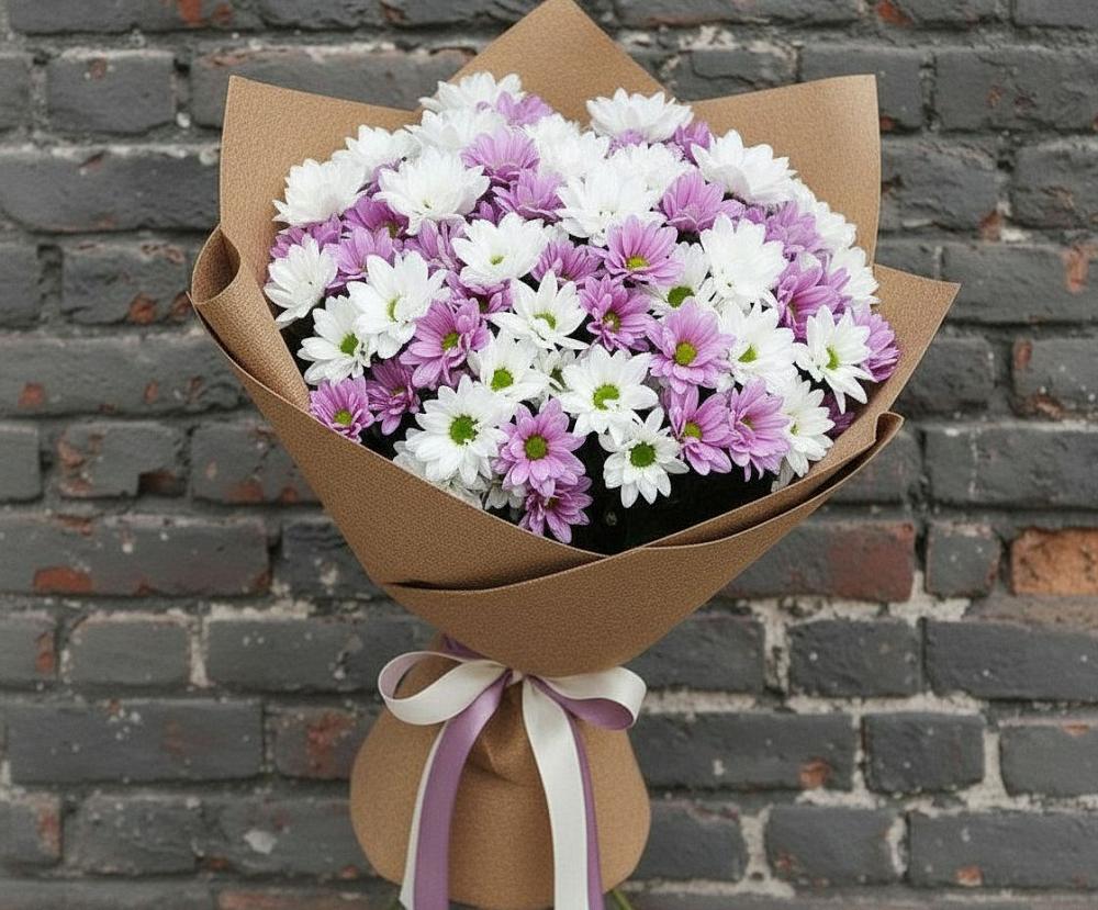 Букет цветов из: Хризантемы в Острове