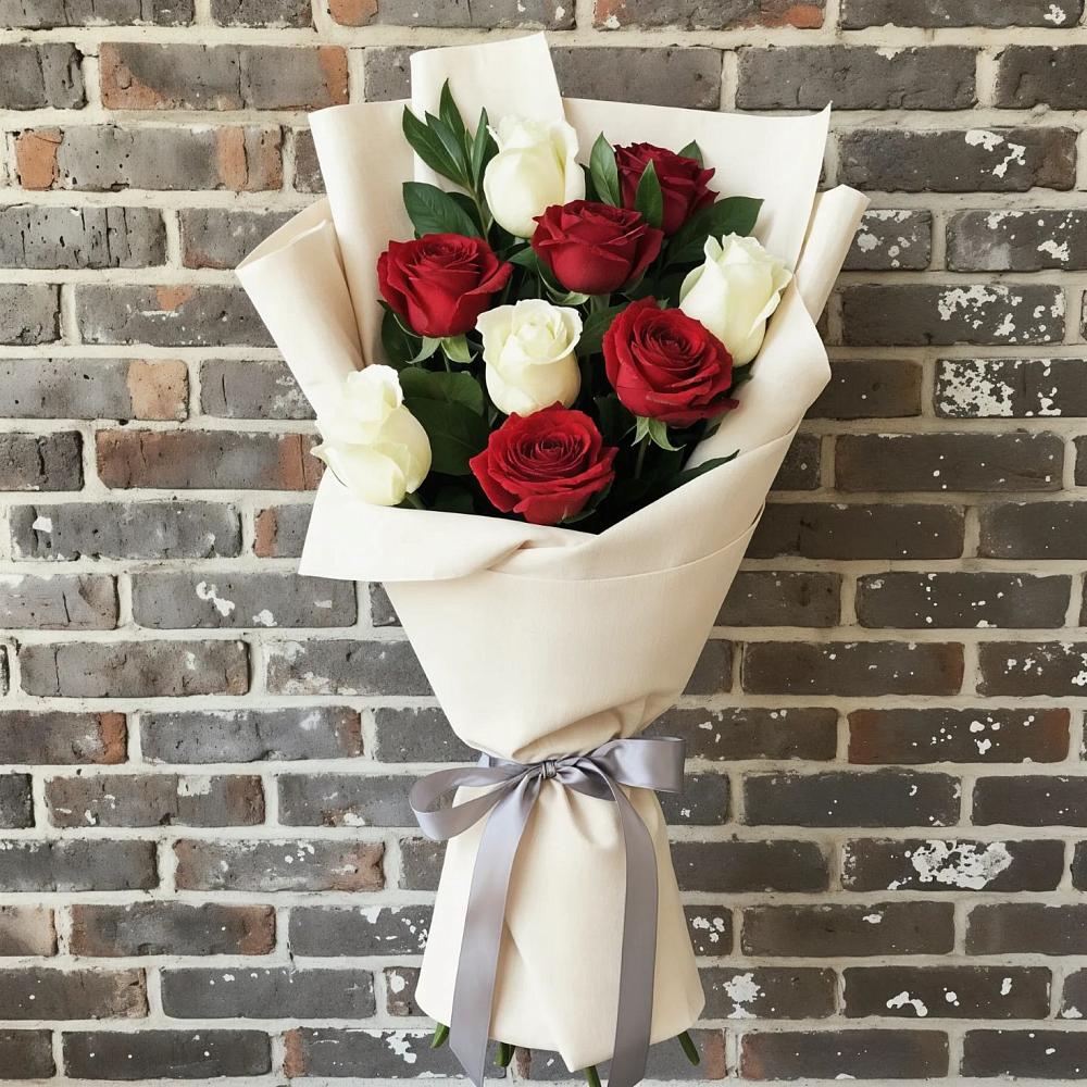 Букет цветов из: Розы в Острове