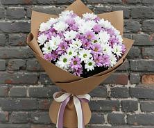 Букет цветов из:  Хризантемы #REPLACE_PRED# Острове