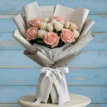 Букет цветов из:  Розы в Острове