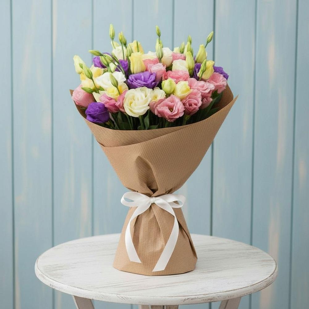 Букет цветов из: Лизиантусы в Острове