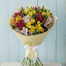 Букет цветов из:  Альстромерии в Острове