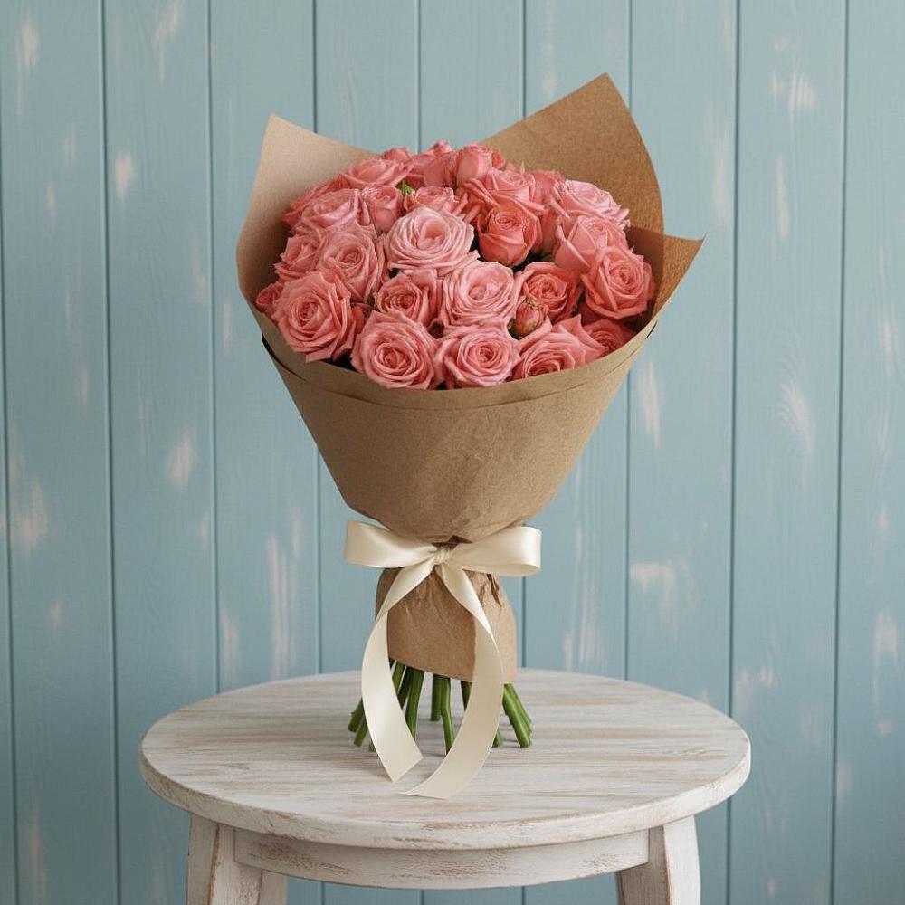 Букет цветов из: Розы в Острове