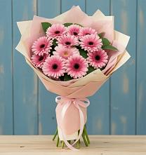 Букет цветов из:  Герберы в Острове