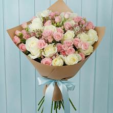 Букет цветов из:  Розы в Острове