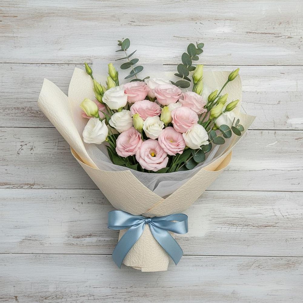 Букет цветов из: Лизиантусы в Острове